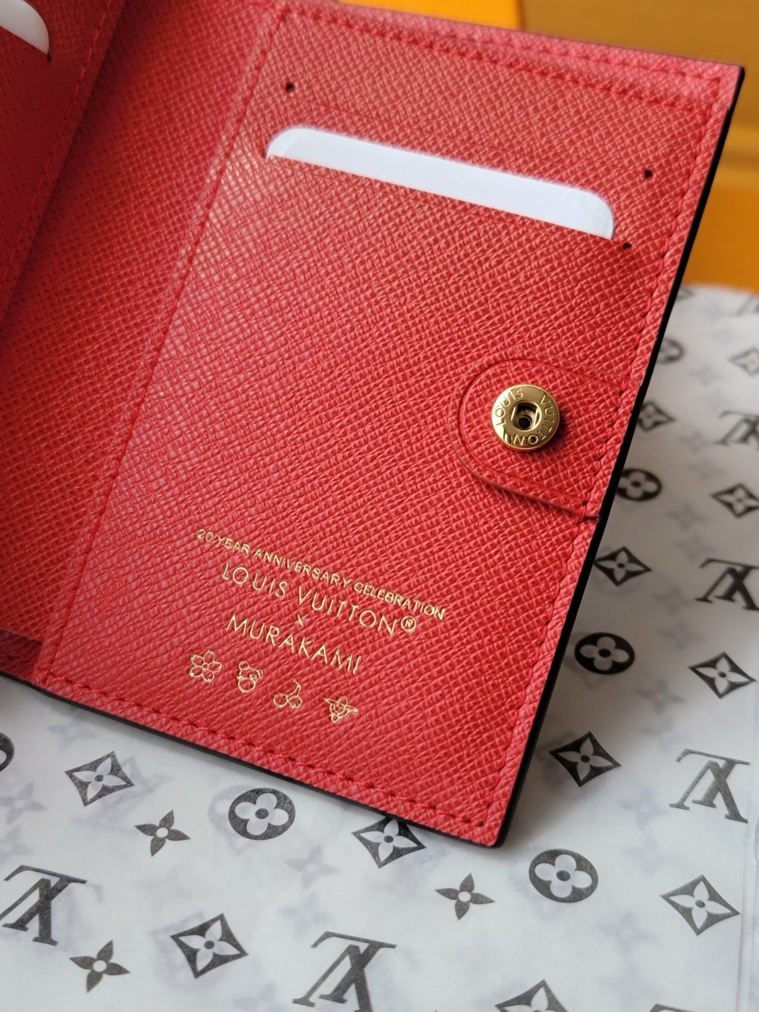 LV x TM Lisa Wallet  Brown Monogram Canvas With Cherry Motif mysite
