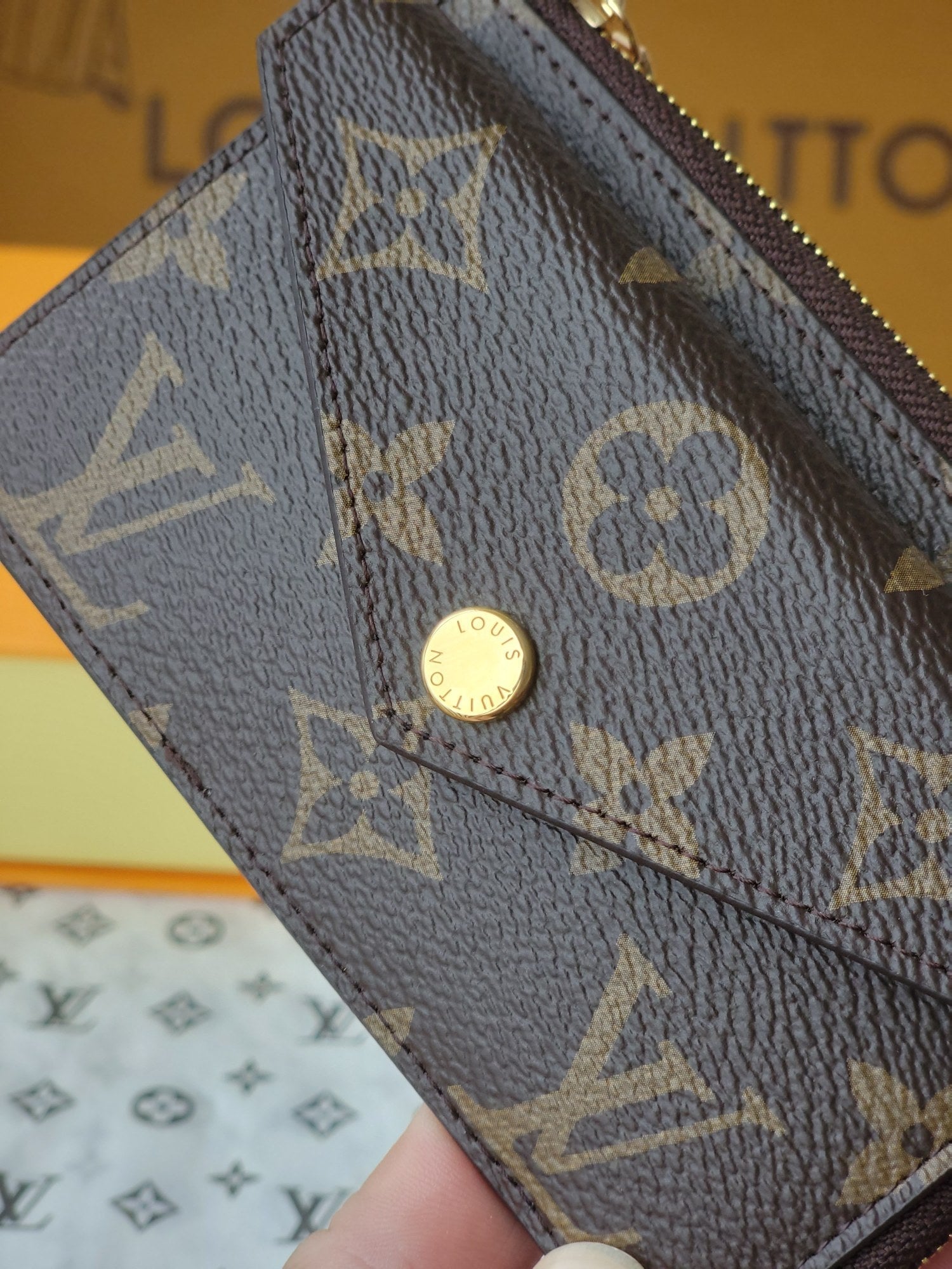 LV Card Holder Recto Verso Brown Monogram Canvas & Cowhide GHW mysite