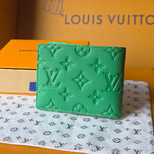 LV M25998 Multiple Wallet  Bamboo Green Taurillon Monogram leather mysite