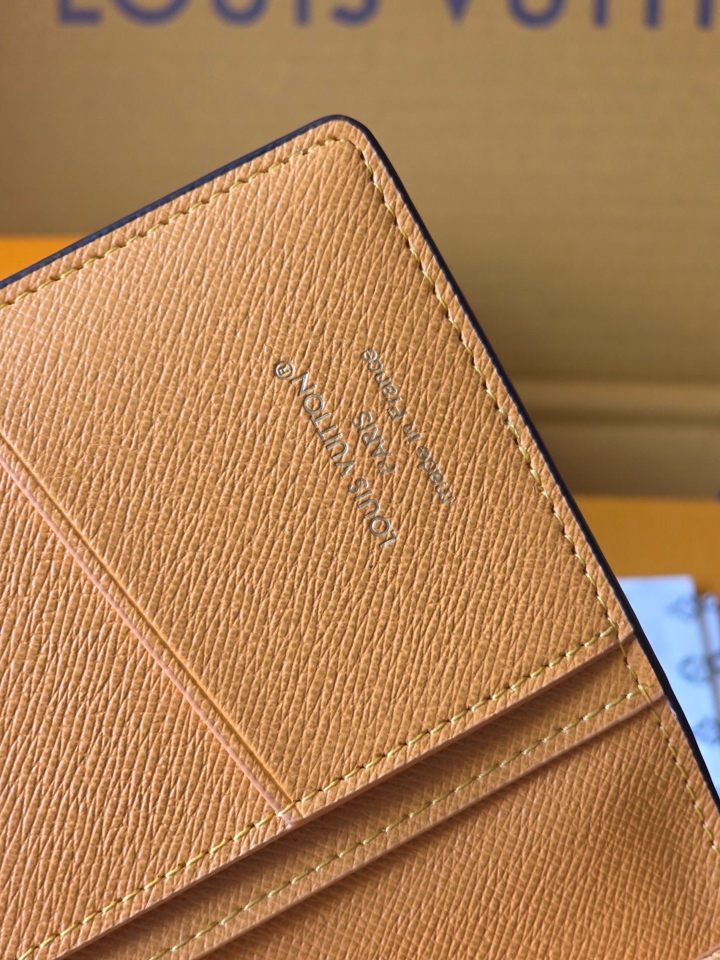 LV Brazza Wallet Dark Blue Teal Green Cowhide mysite