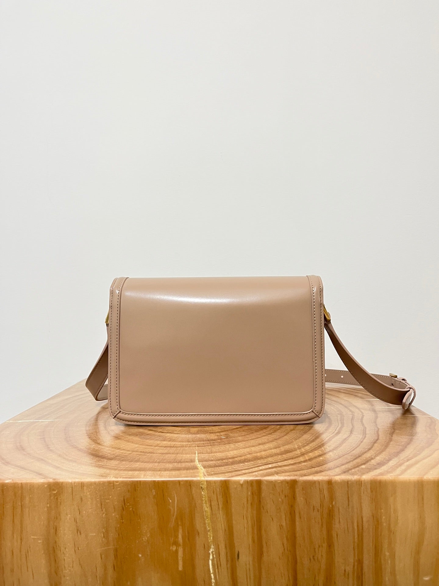 YSL Solferino Small Satchel Bag Pure Beige Gold Calfskin 339520 mysite