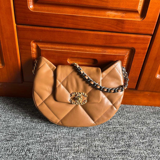 HOBO BAG 23 IN BRONZE BROWN LAMBSKIN GOLD MIX SILVER HARDWARE mysite