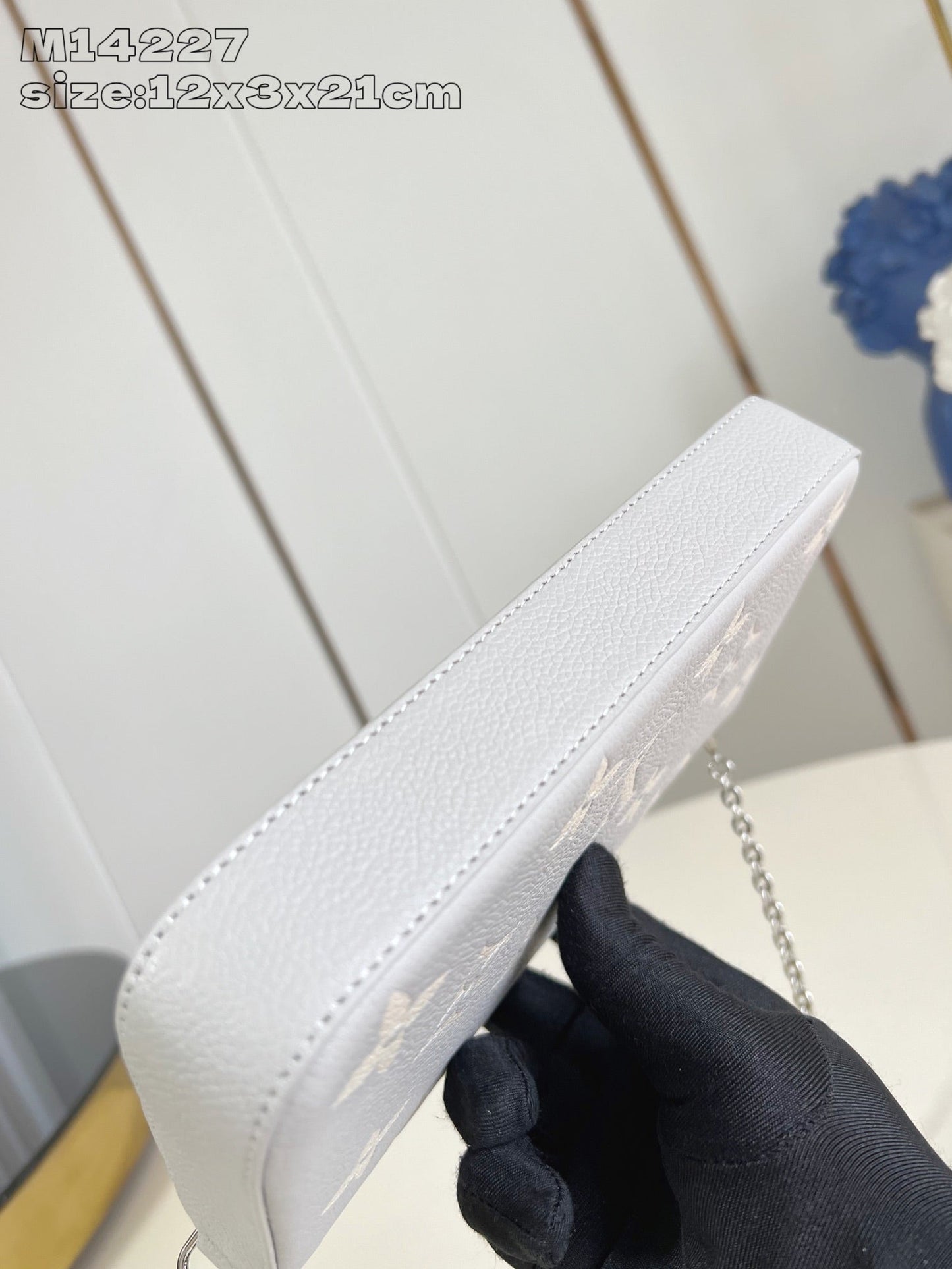 LV Pochette Felicie Brume Gray Monogram Cowhide 205525 mysite