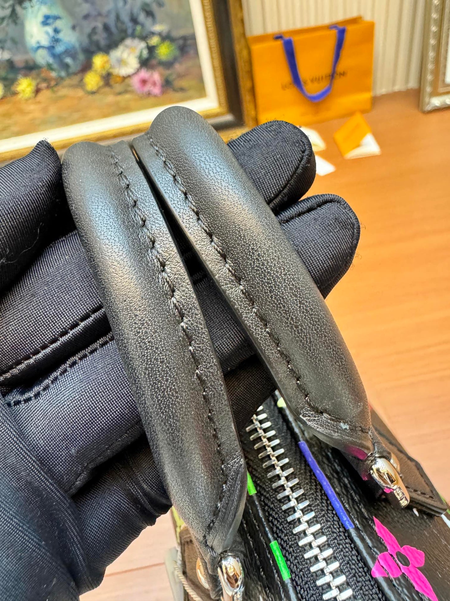 LV Nano Speed 16cm Black Multicolore Monogram Canvas 206013 mysite