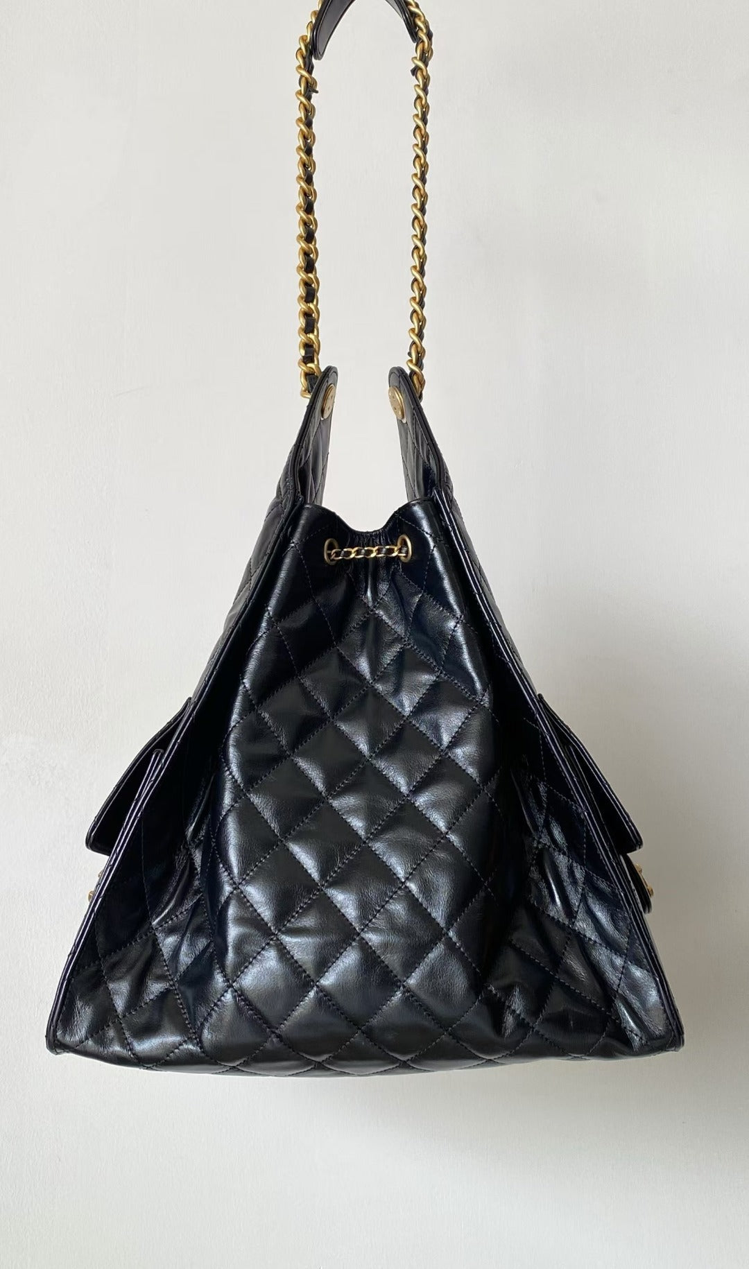 CC 25C Hobo Bags 40cm Black Calfskin mysite