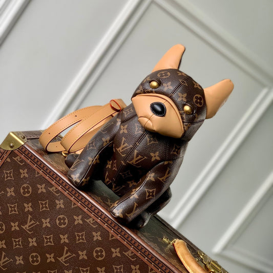 POOCH BAG 28 IN BROWN MONOGRAM CANVAS mysite
