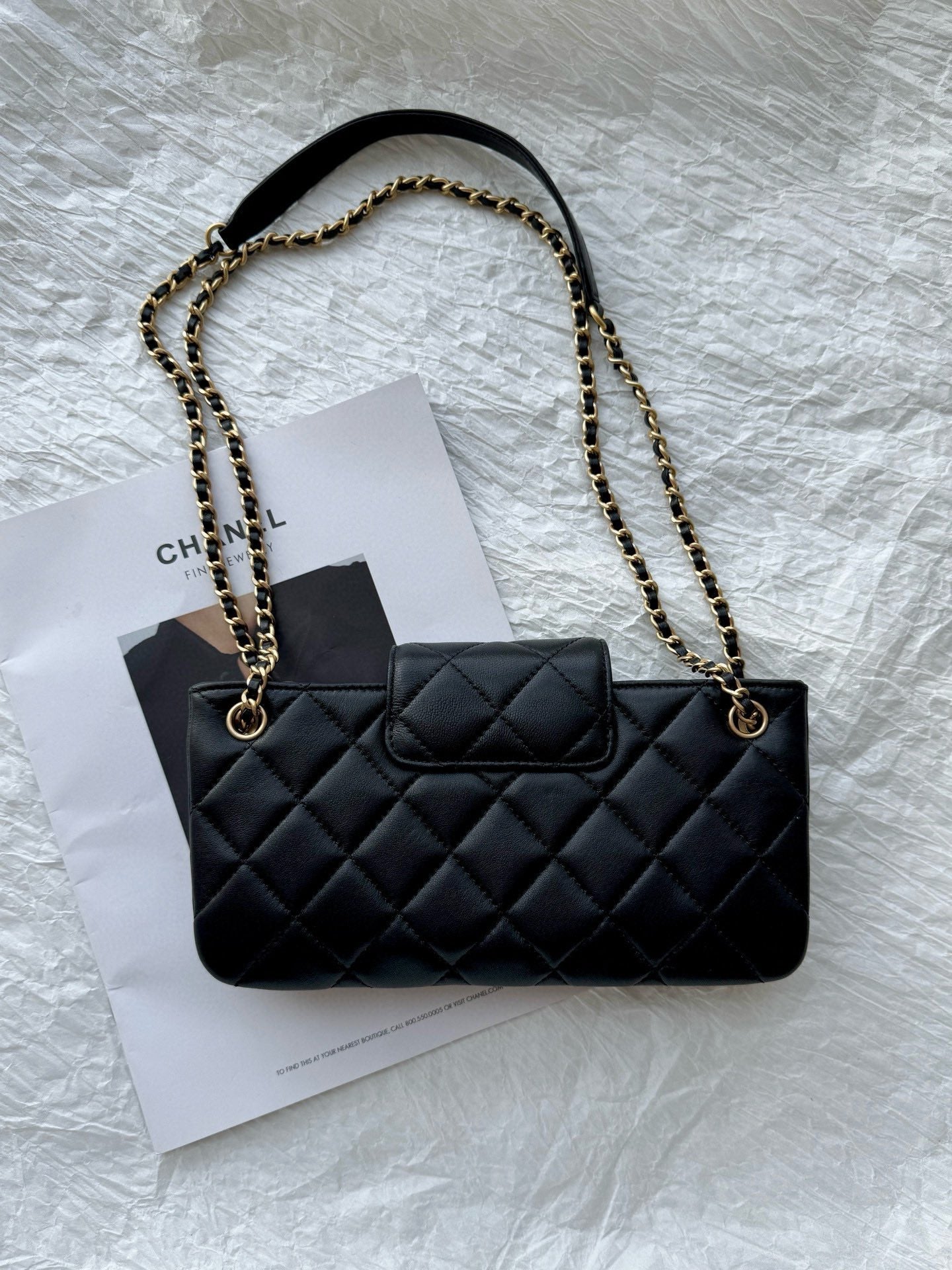 24c cc baguette bag black lambskin gold hardware mysite