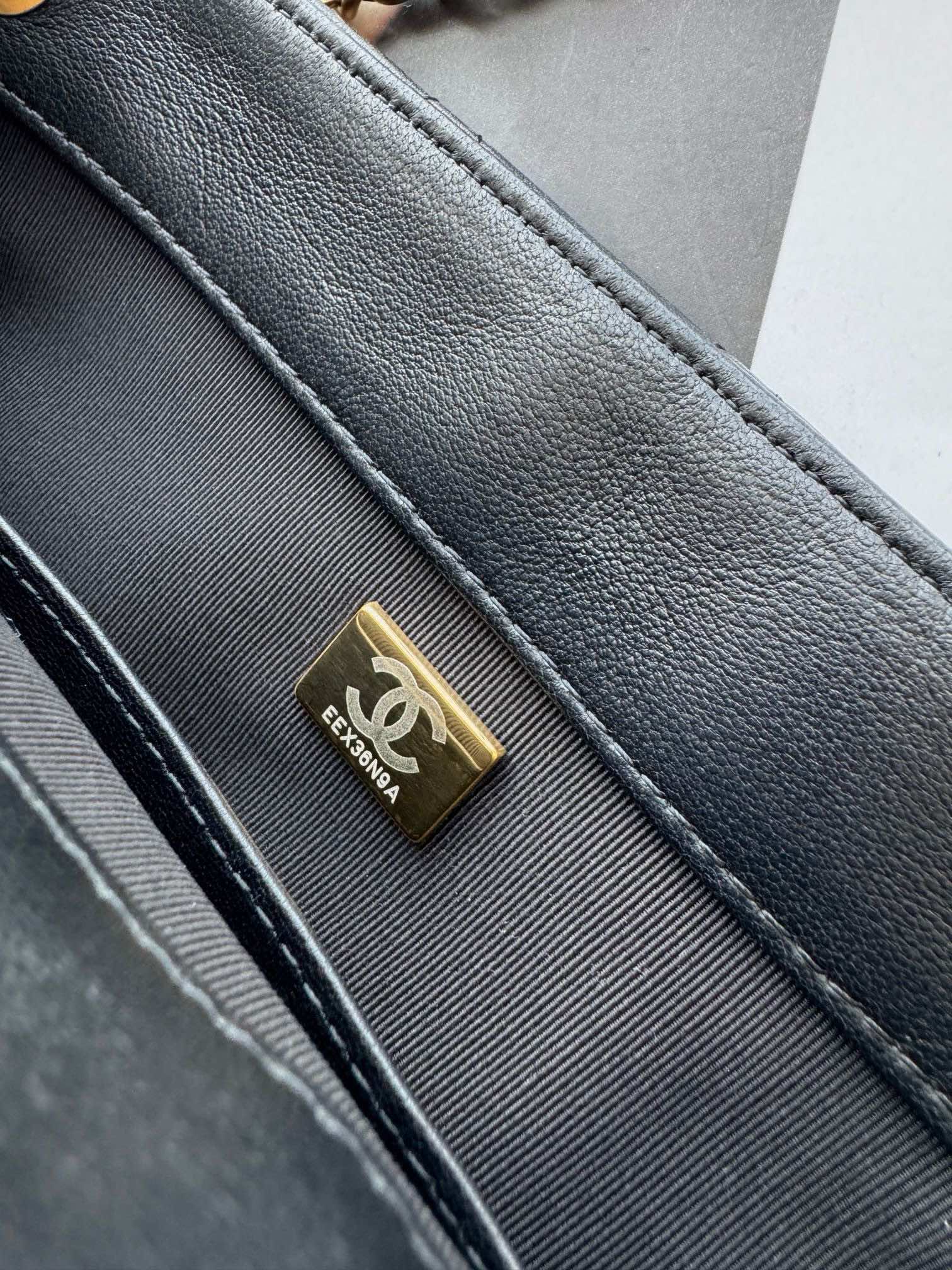 24c cc baguette bag black lambskin gold hardware mysite