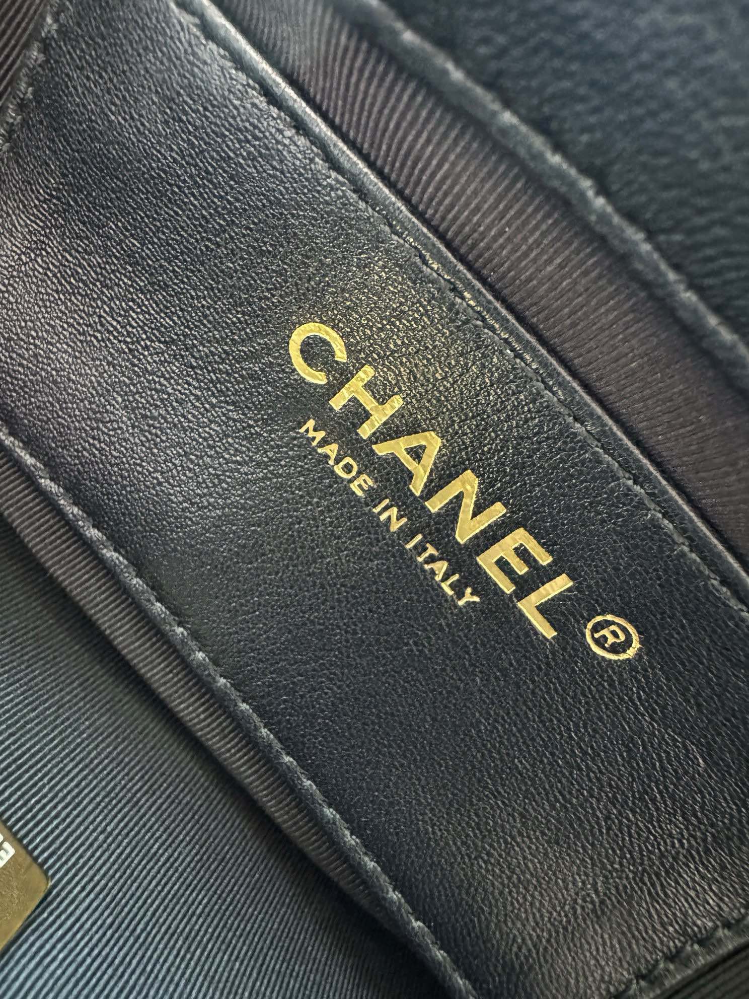 24c cc baguette bag black lambskin gold hardware mysite