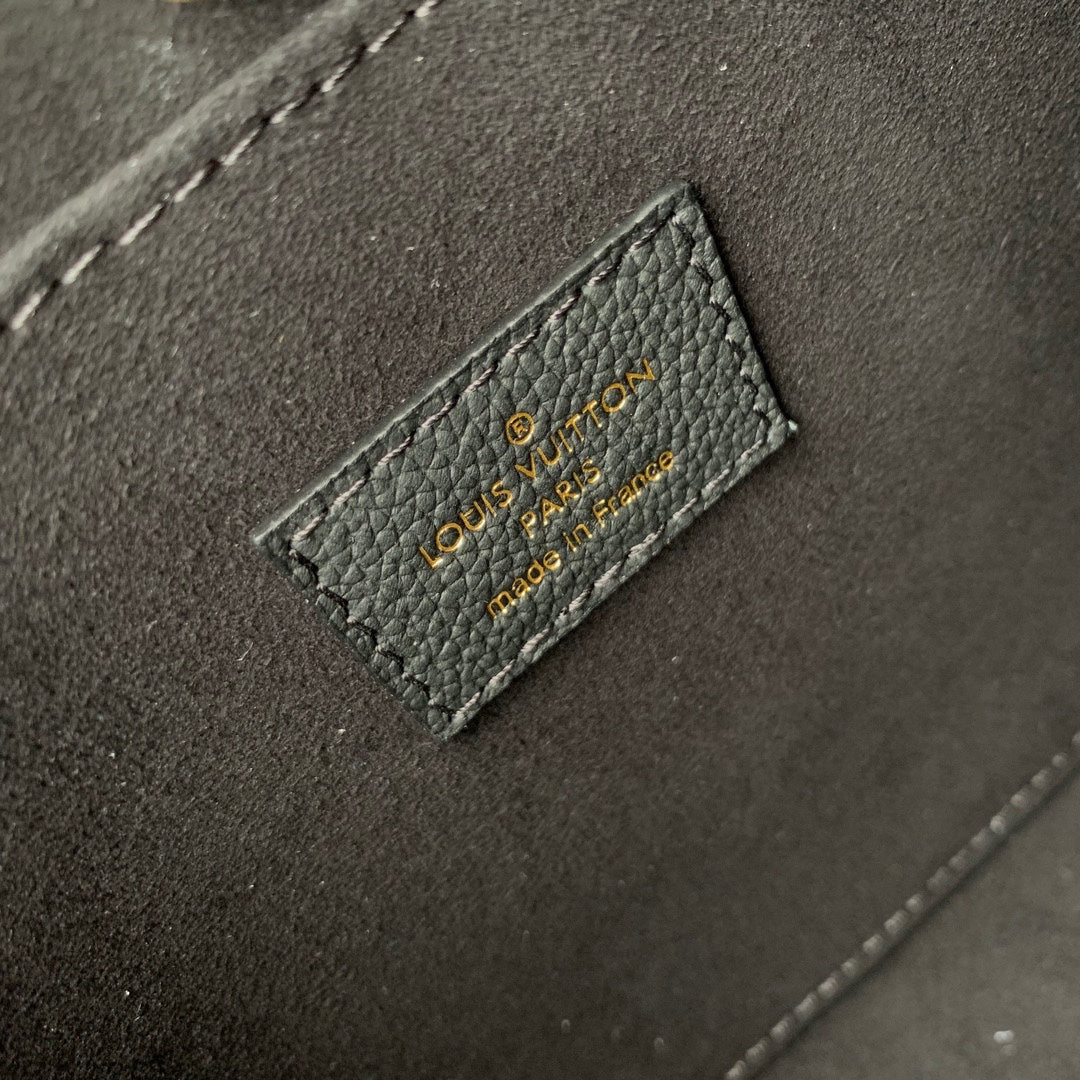 LV Lock&Go Bag Black Gold Cowhide 240844 mysite