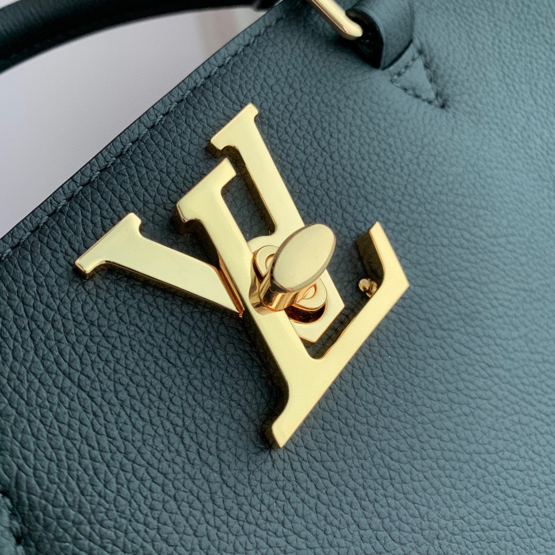 LV Lock&Go Bag Black Gold Cowhide 240844 mysite