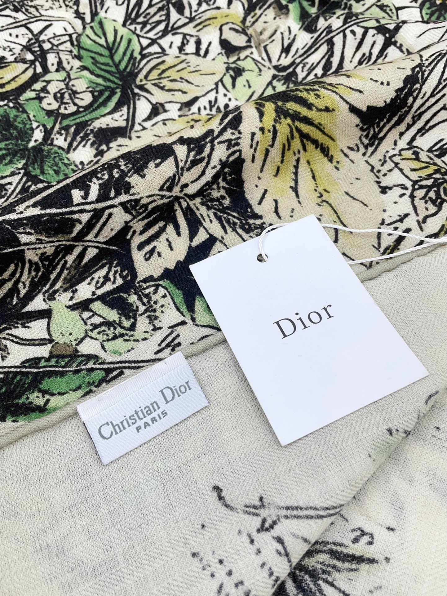 SCARF 140 CM IN WHITE MONOGRAM SILK AND CASHMERE 415163 mysite