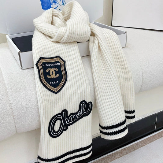 SCARF 180 CM IN WHITE PURE CASHMERE WITH STICKER 389997 mysite