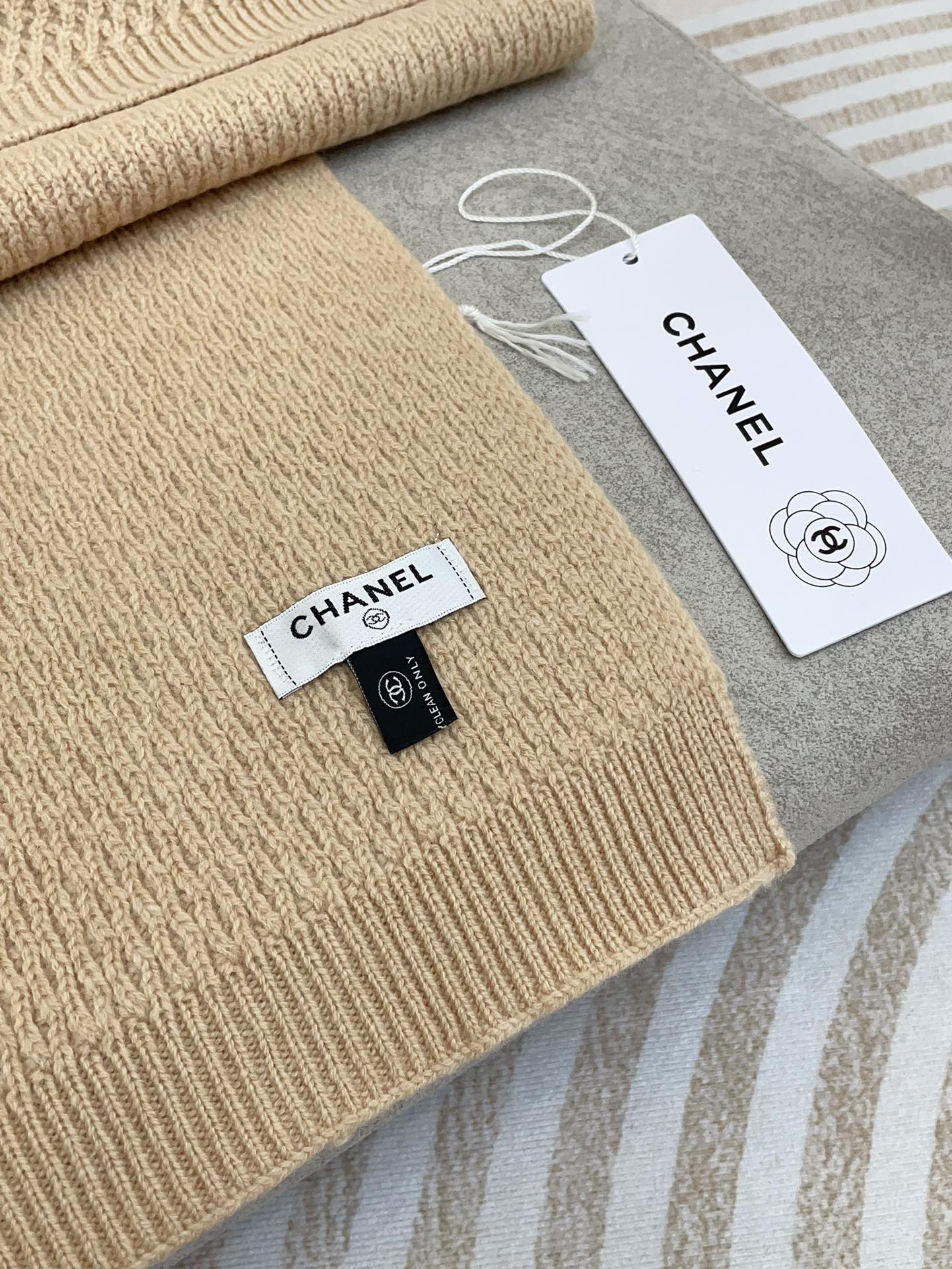 SCARF 190 CM IN DESERT BROWN CASHMERE 393185 mysite