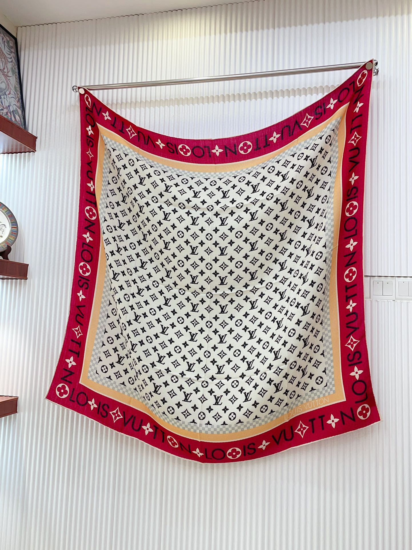 MONOGRAM INFINITY 135 CM SQUARE SILK SCARF COLORFUL 398265 mysite