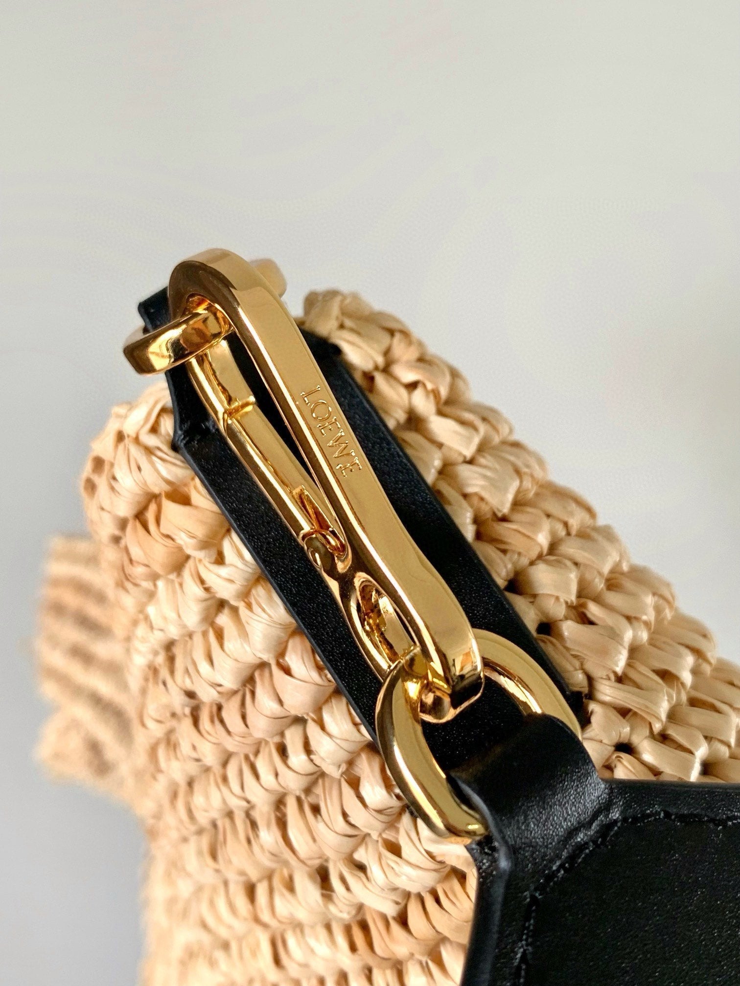 LOE 30 SLIT BAG IN COLORFUL RAFFIA AND CALFSKIN mysite