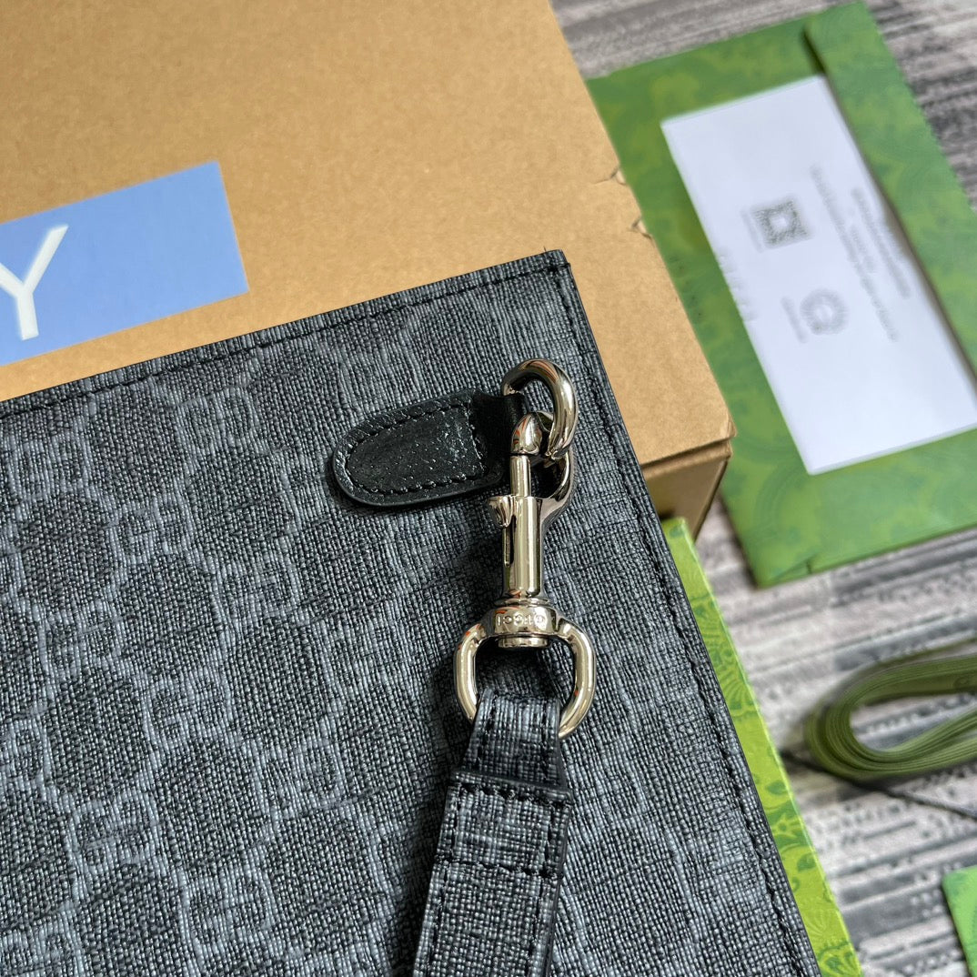 NEO VINTAGE 26 GG SUPREME POUCH IN BLACK CANVAS mysite