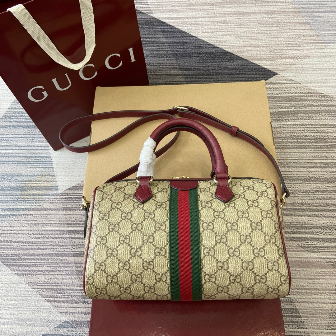 GG Ophidia Bag 25cm Canvas leather 339622 mysite