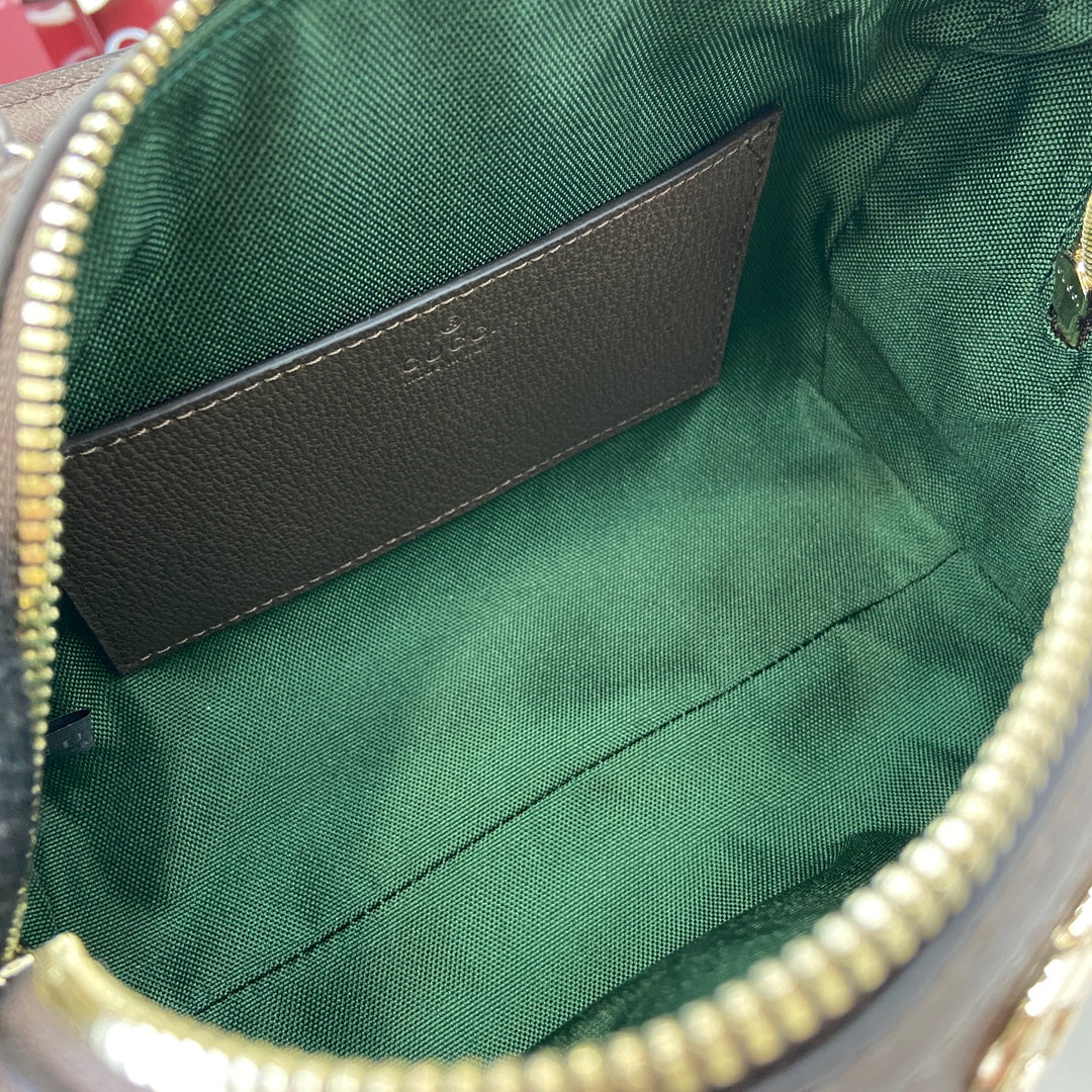 GG Ophidia Bag 21cm Canvas leather 339625 mysite