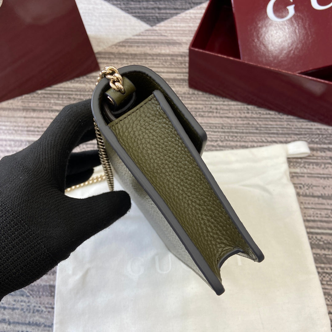 GG Dionysus Chain bag 20cm Green Grained Leather 339610 mysite