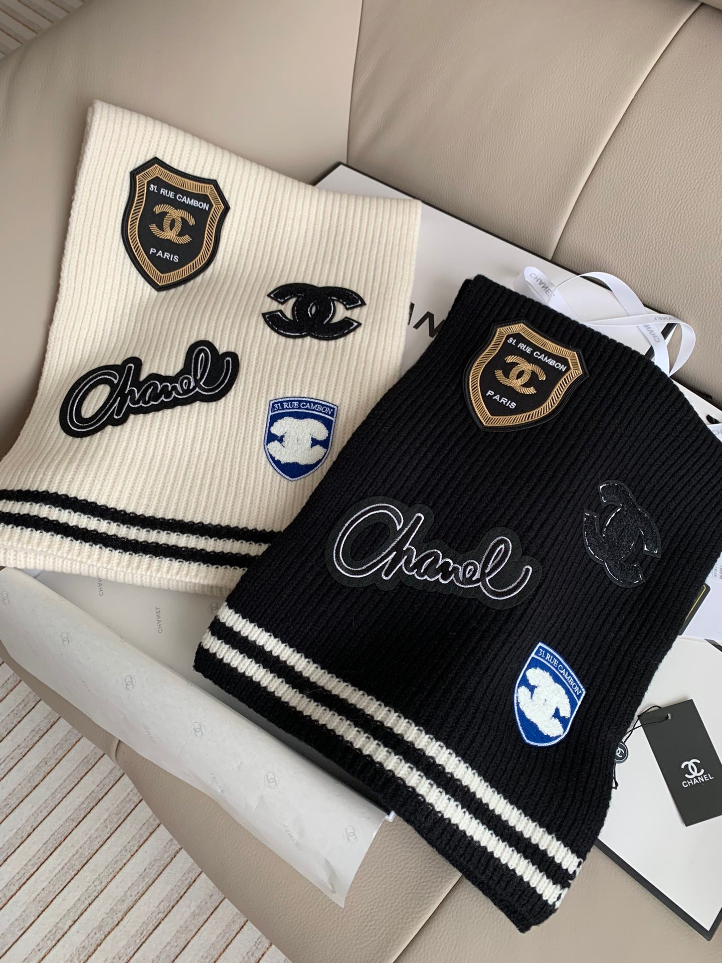 SCARF 200 CM IN WHITE PURE CASHMERE WITH STICKER 392880 mysite