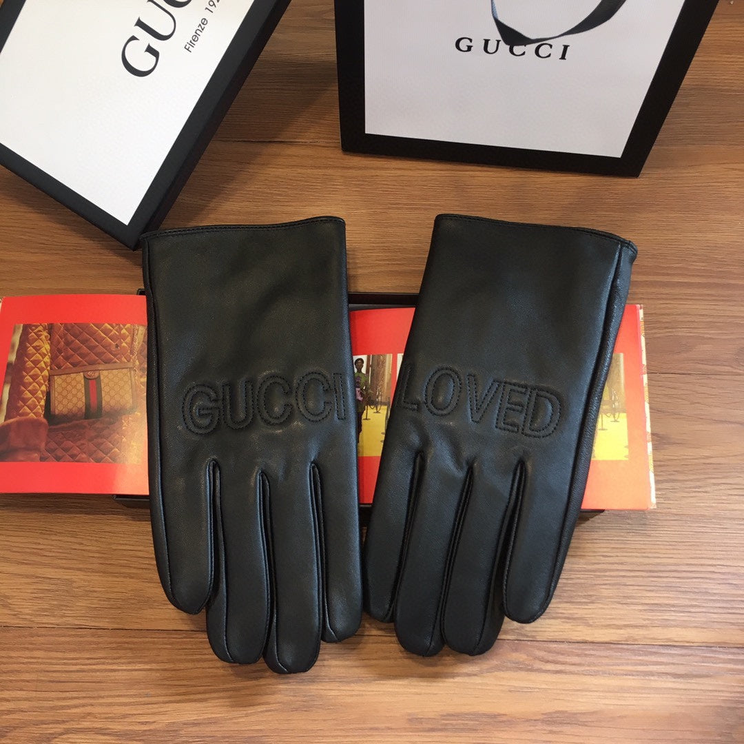 TOUCHSCREEN LAMBSKIN GLOVES BLACK WITH WOOL LINING 409346 mysite