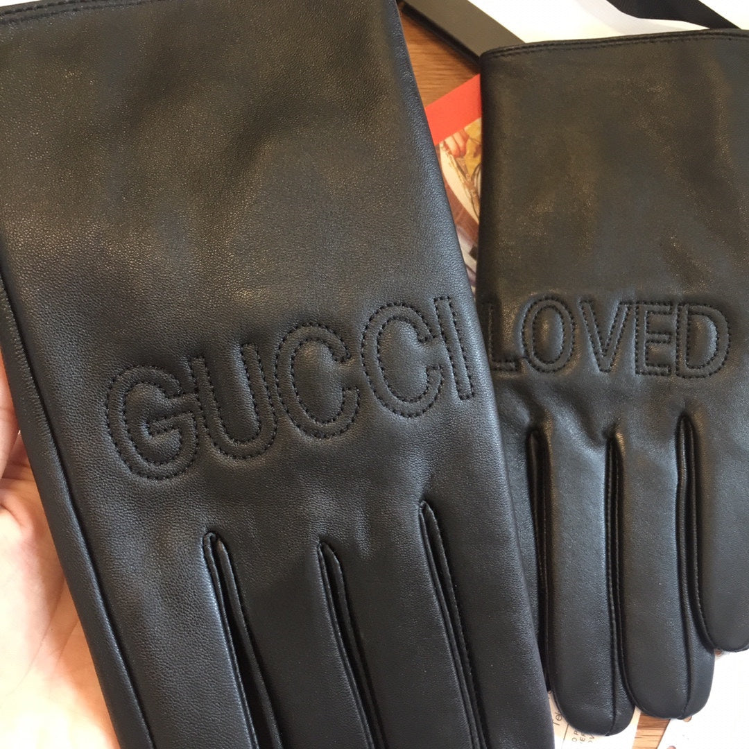 TOUCHSCREEN LAMBSKIN GLOVES BLACK WITH WOOL LINING 409346 mysite
