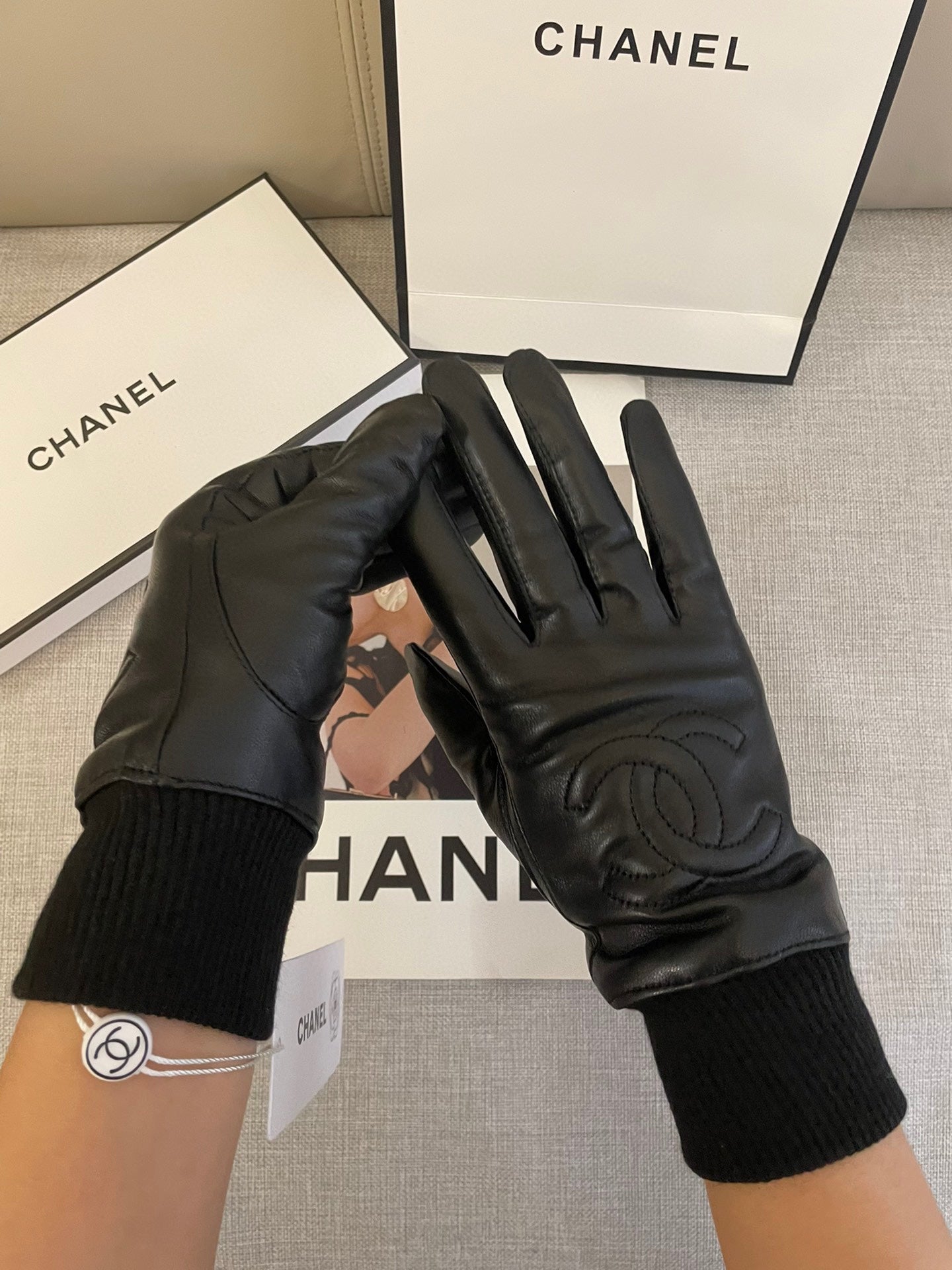 CC GLOVES IN BLACK SHEEPSKIN 463849 mysite