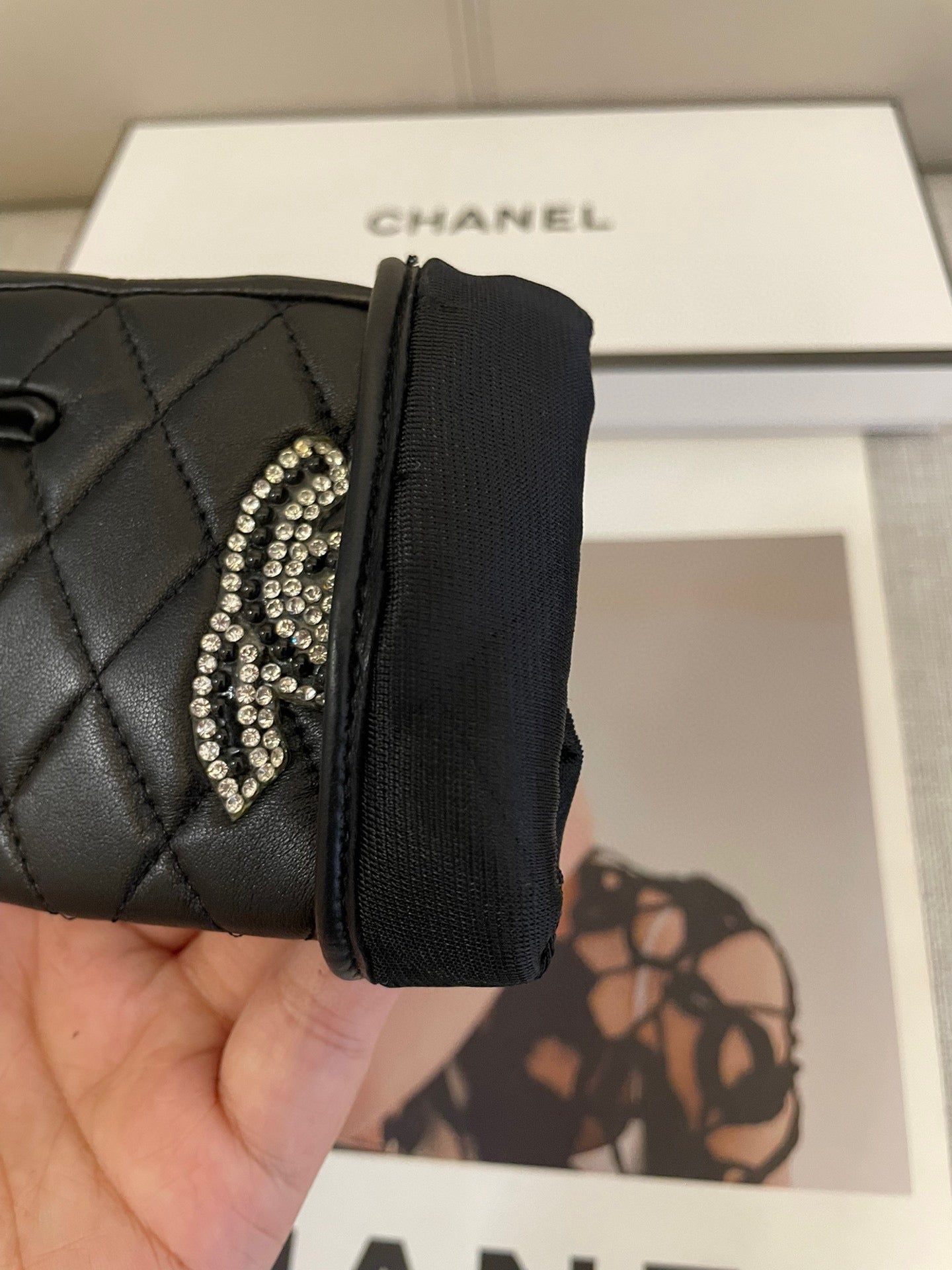 FIGERLESS GLOVES IN BLACK SHEEPSKIN 463851 mysite