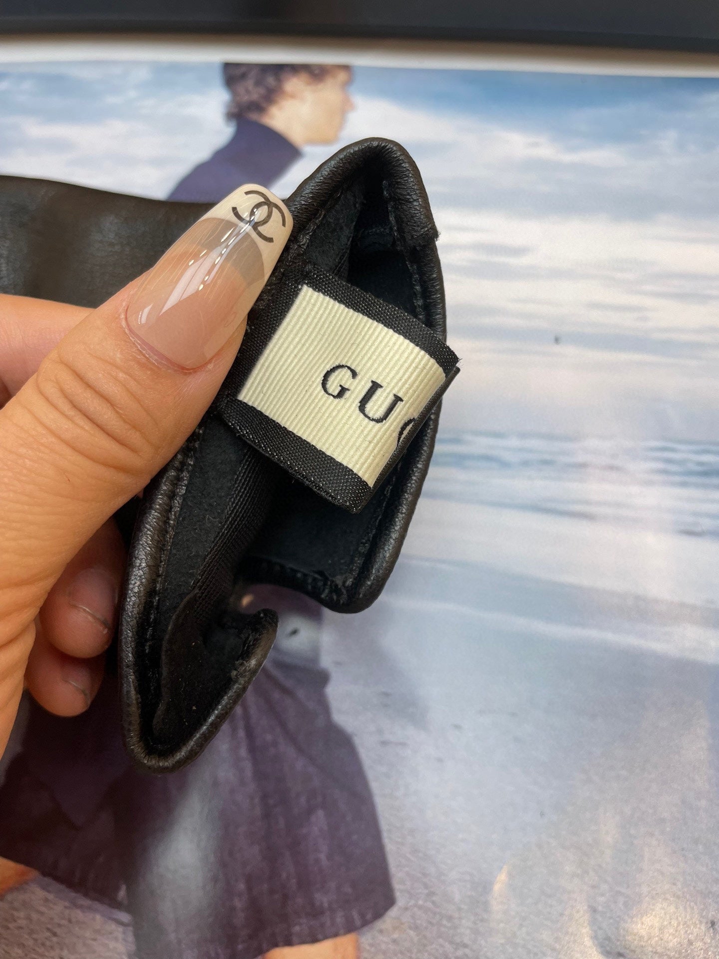 FINGERLESS GLOVES WITH HORSEBIT IN BLACK LAMBSKIN 463853 mysite