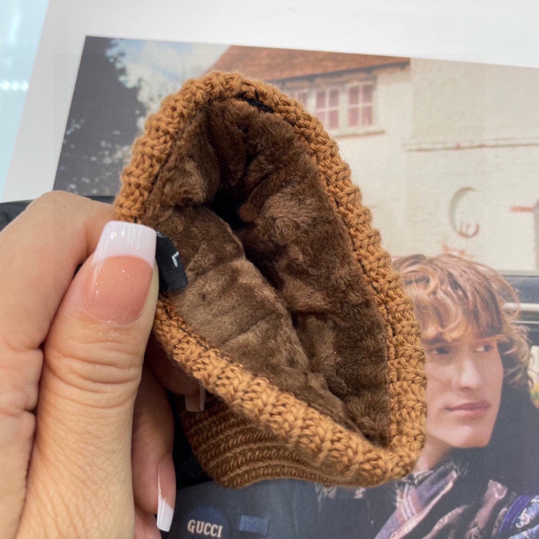 HORSEBIT GLOVES IN BLACK LAMBSKIN MIX GINGERBREAD BROWN WOOL 465052 mysite