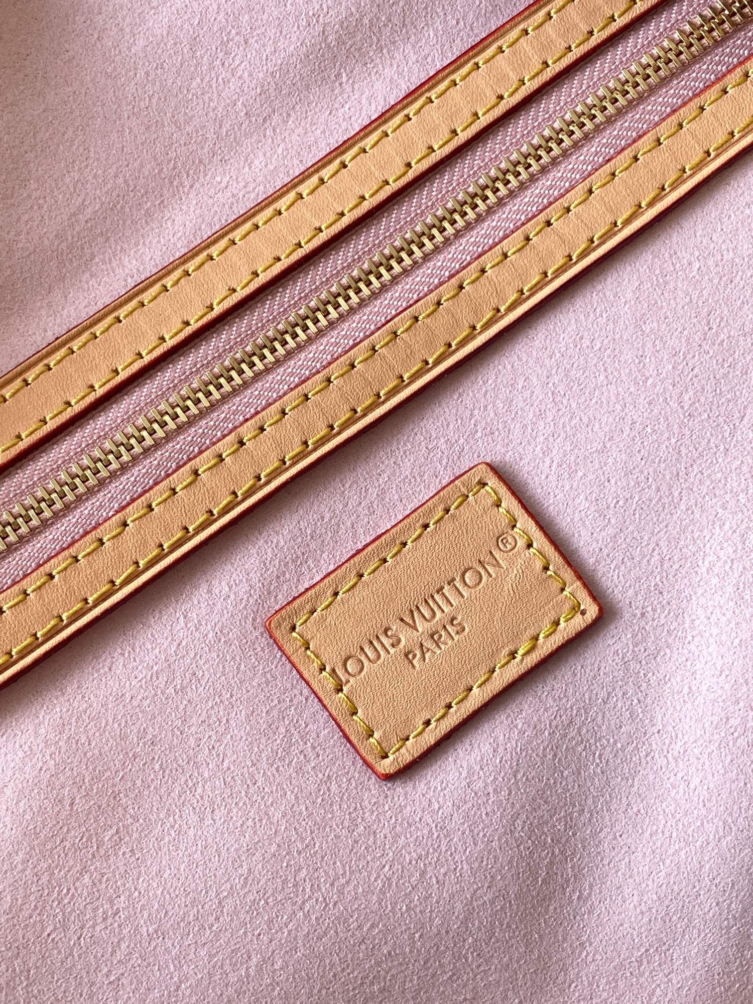 LV M25822 Keepall Bandoulière 45 Travel Bag Brown Pink Monogram Canvas GHW mysite