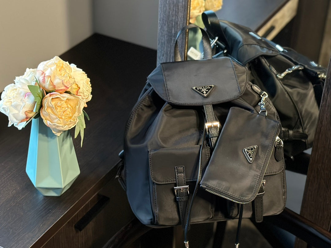 PRA DUMA 32 BACKPACK IN BLACK RE-NYLON mysite