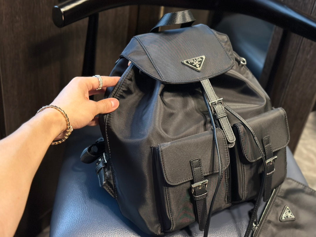 PRA DUMA 32 BACKPACK IN BLACK RE-NYLON mysite