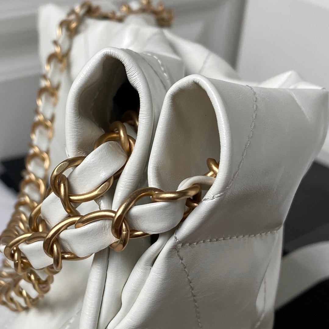 24C CC Hobo 22 bag 45cm Light Grey Lambskin mysite