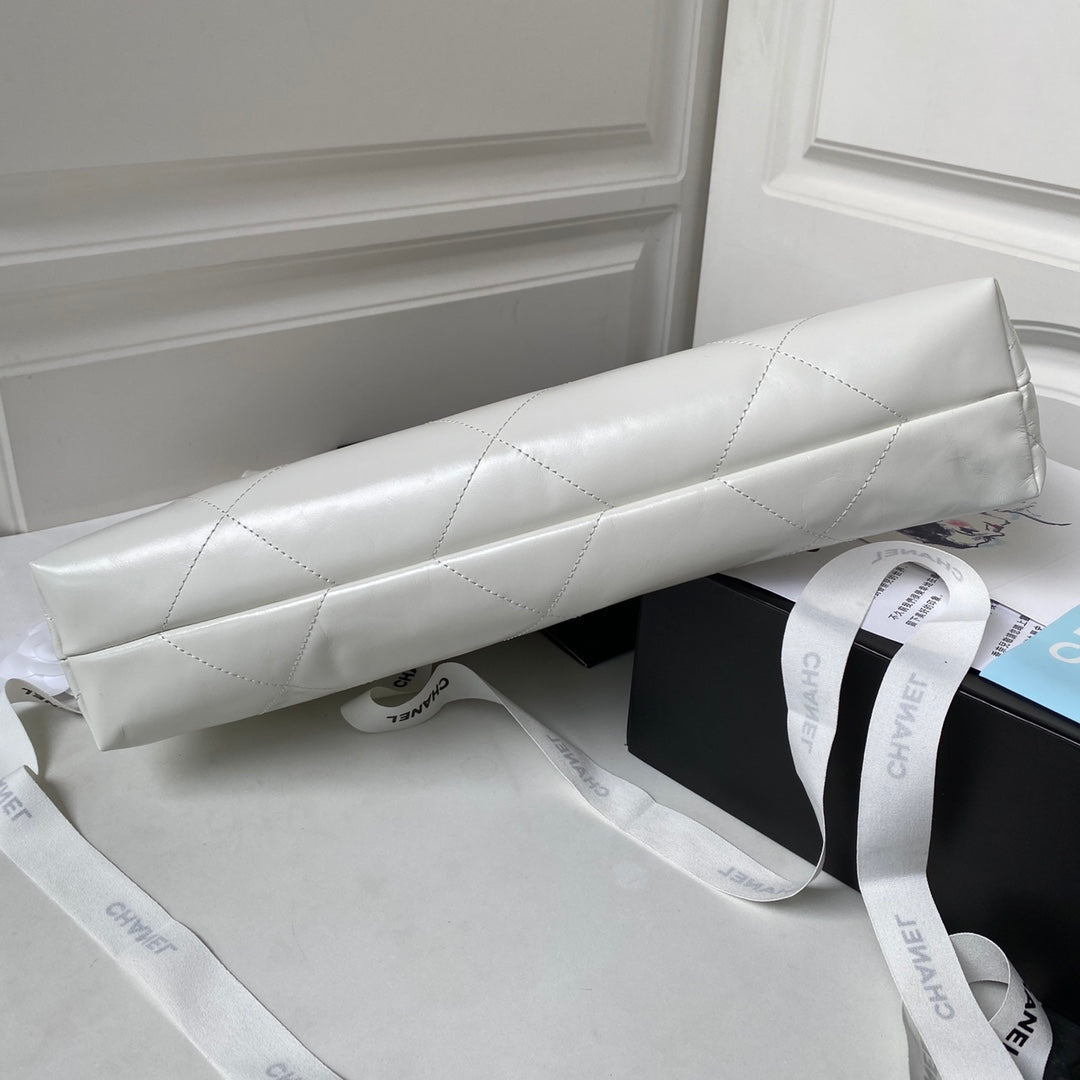 24C CC Hobo 22 bag 45cm Light Grey Lambskin mysite