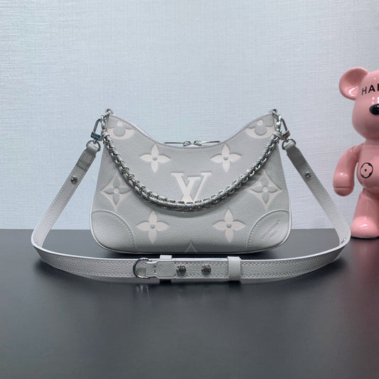 LV Boulogne Brume Gray Monogram Cowhide 205491 mysite