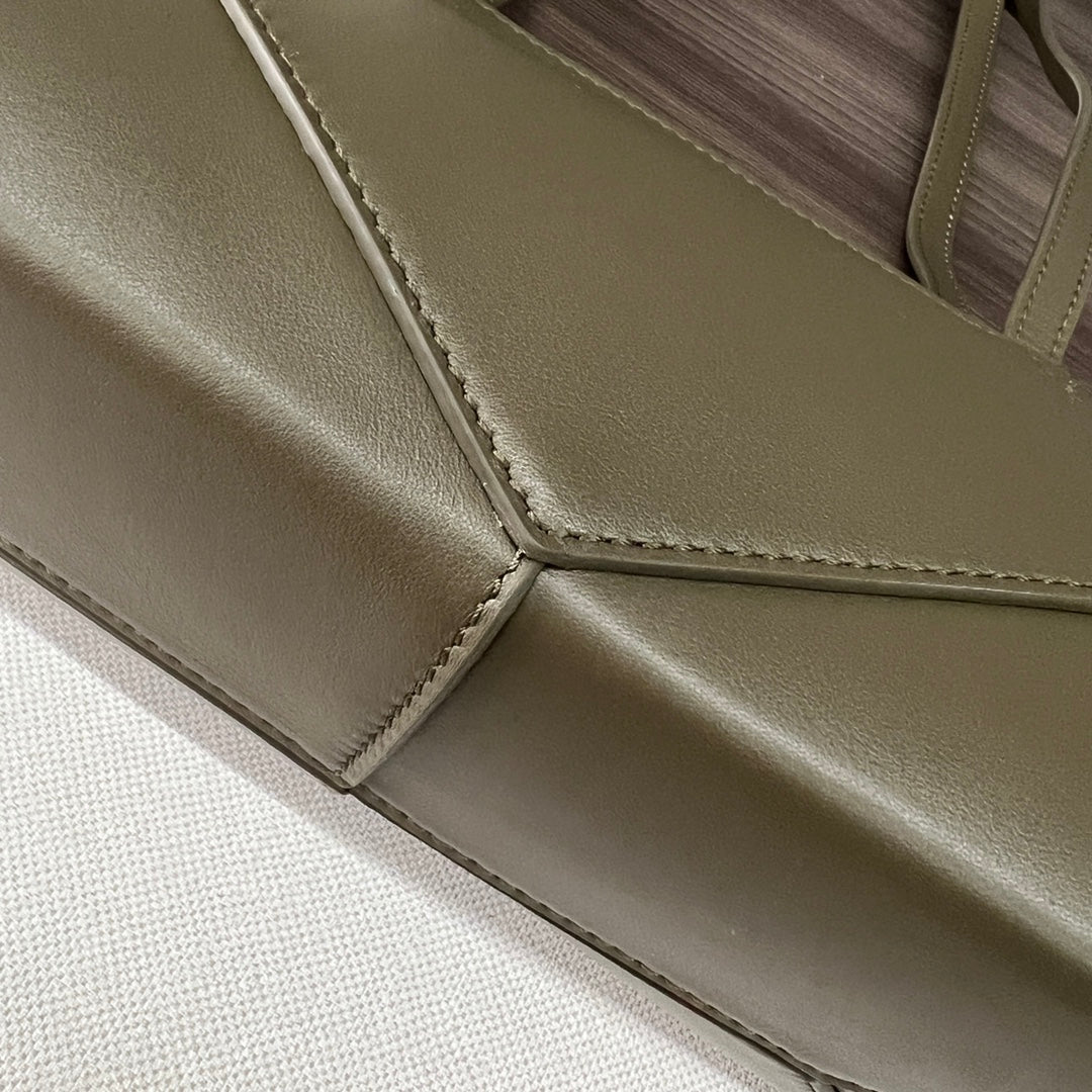 PUZZLE FOLD CROPPED 39 BAG IN SAND BEIGE SOLF GRAINED CALFSKIN mysite