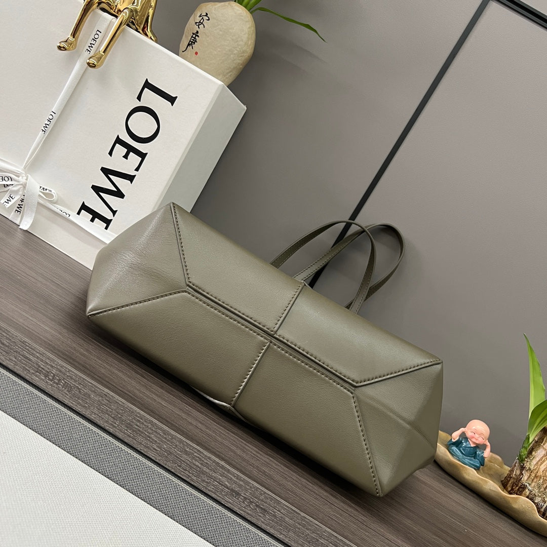 PUZZLE FOLD CROPPED 39 BAG IN SAND BEIGE SOLF GRAINED CALFSKIN mysite