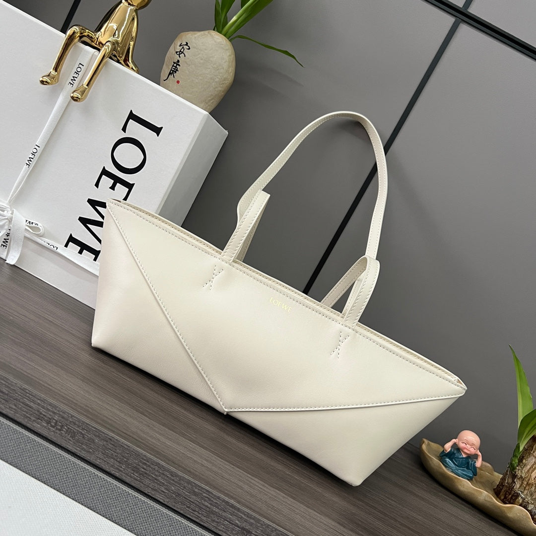 PUZZLE FOLD CROPPED 39 BAG IN WHITE SOLF GRAINED CALFSKIN mysite