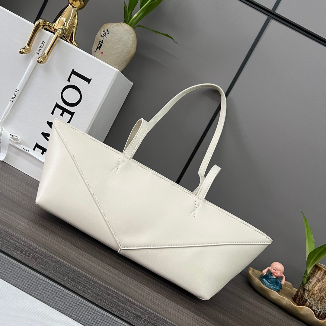 PUZZLE FOLD CROPPED 39 BAG IN WHITE SOLF GRAINED CALFSKIN mysite