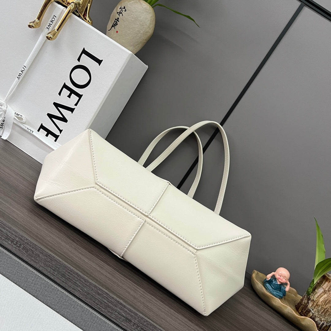PUZZLE FOLD CROPPED 39 BAG IN WHITE SOLF GRAINED CALFSKIN mysite