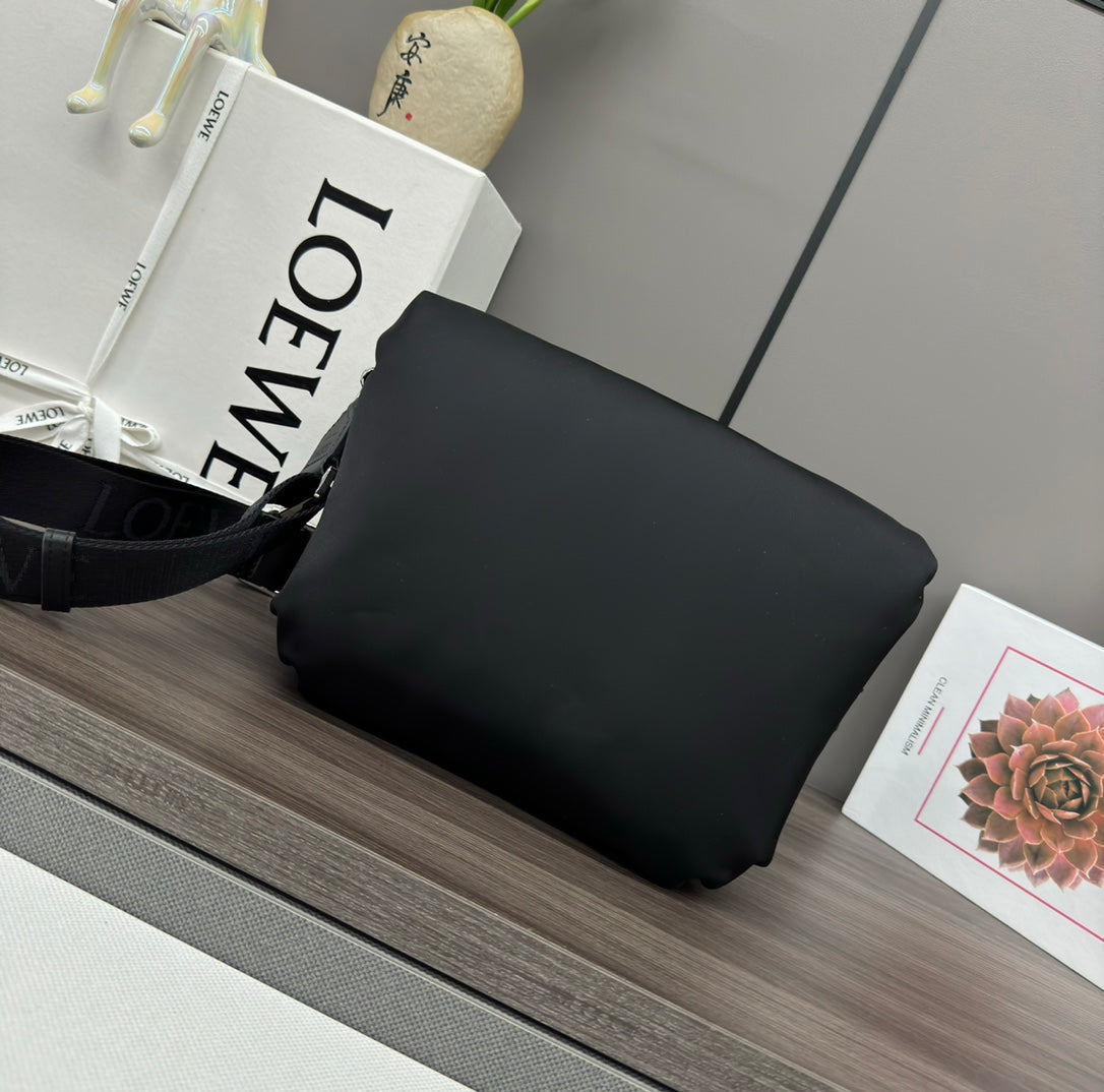 LOE MINI PUFFER GOYA 23 BAG IN BLACK NAPPA LAMBSKIN mysite