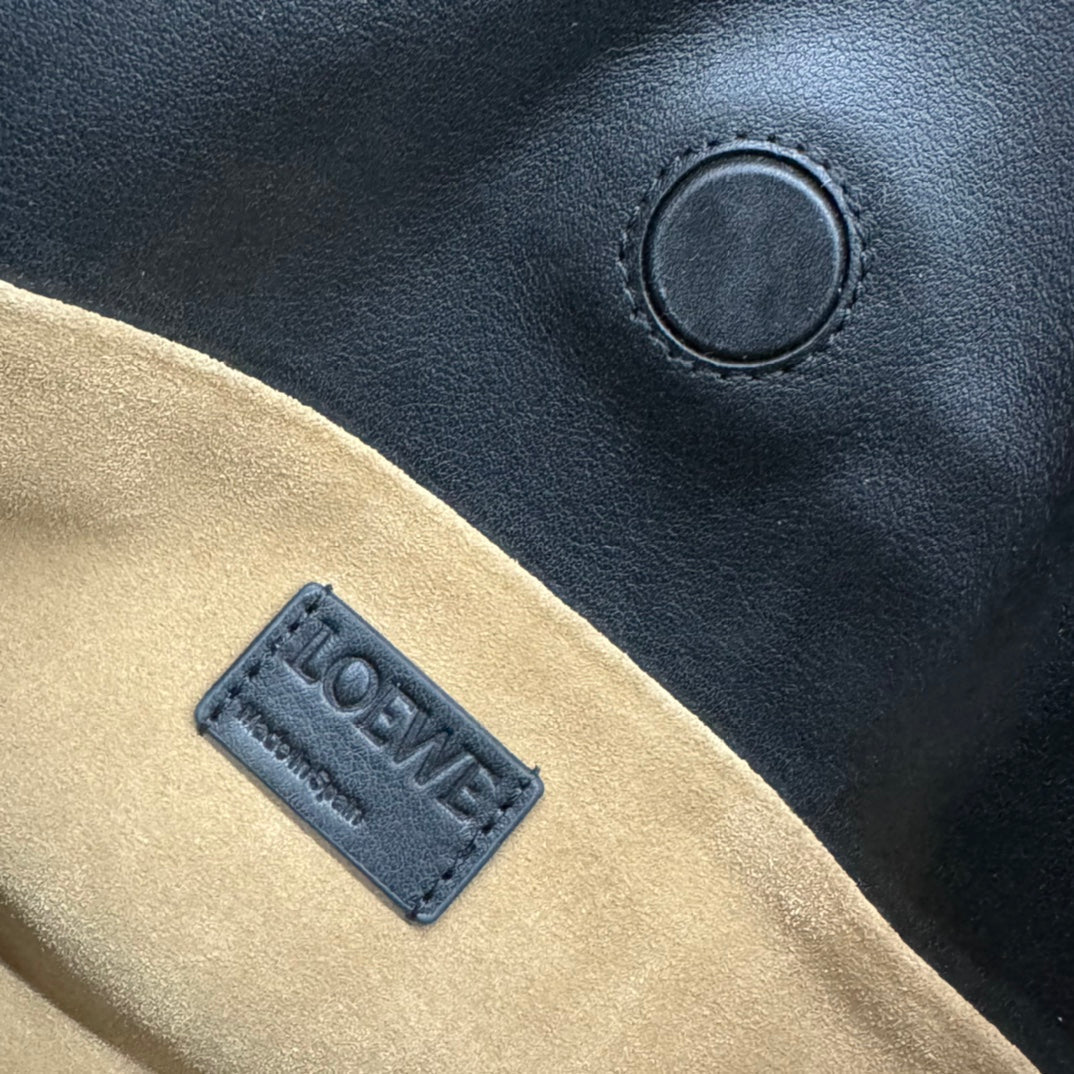 Loew Medium Flamenco Clutch 30cm Black Lambskin mysite