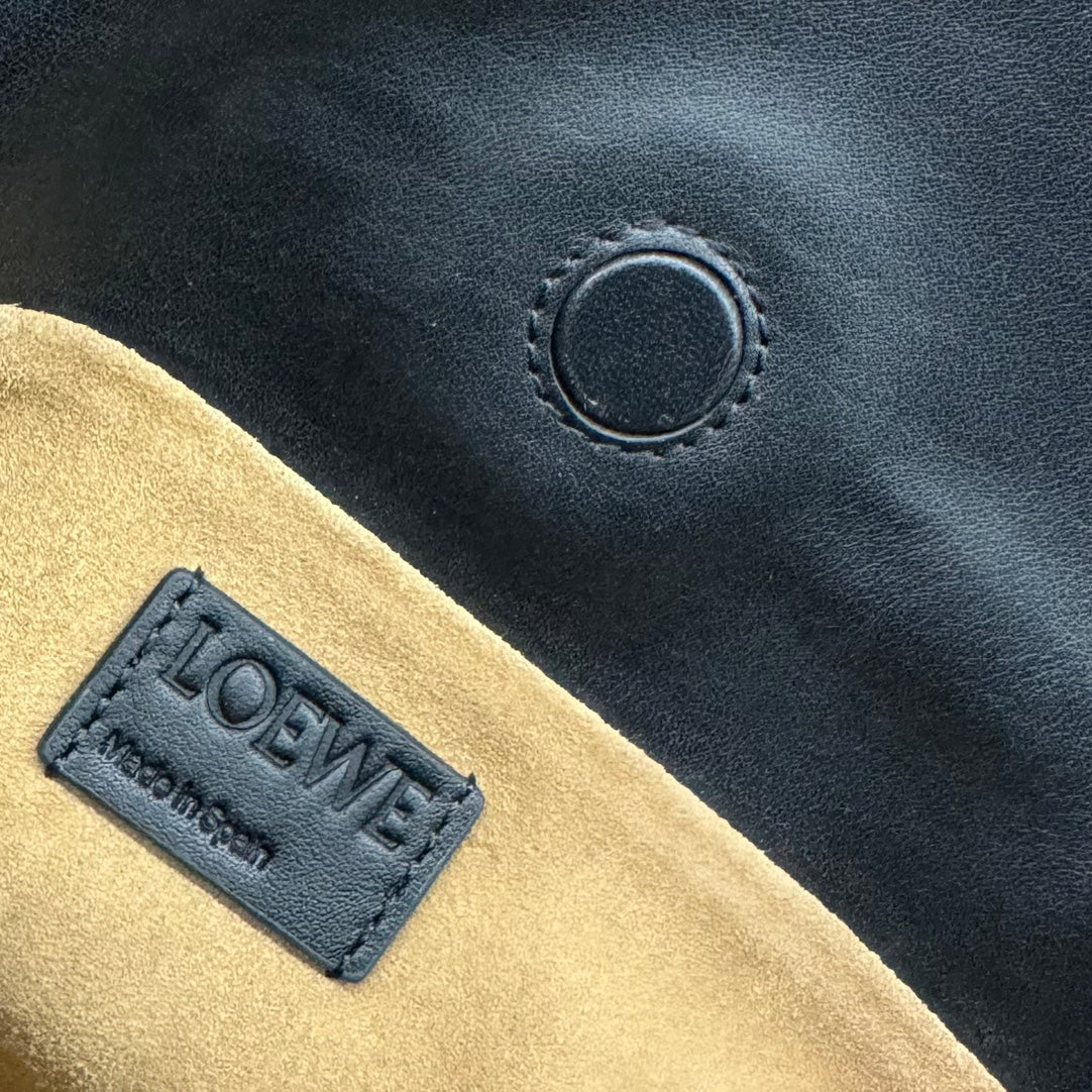 LOE 23 MINI FLAMENCO PURSE BAG IN BLACK NAPPA LAMBSKIN mysite