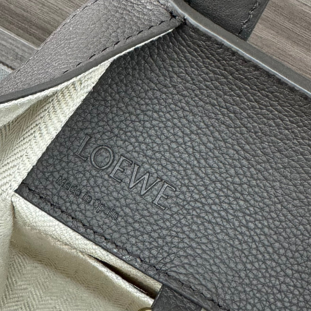 LOE 20 HAMMOCK COMPACT BAG IN UMBER BROWN CALFSKIN mysite