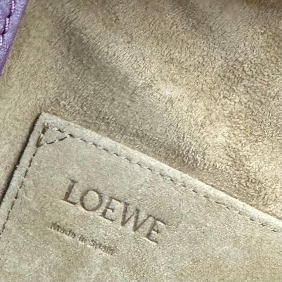 LOE PUZZLE 33 BAG IN WINE PURPLE CALFSKIN mysite