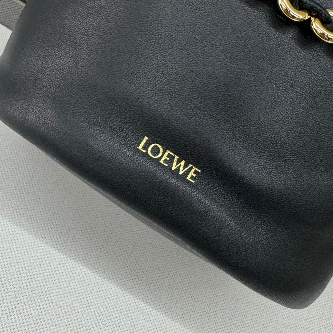 Loewe Flamenco Purse Bucket 32 Black Lambskin Ghw mysite