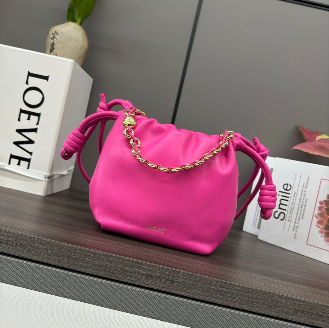 Loewe Flamenco Purse 23 Pink Lambskin Ghw mysite