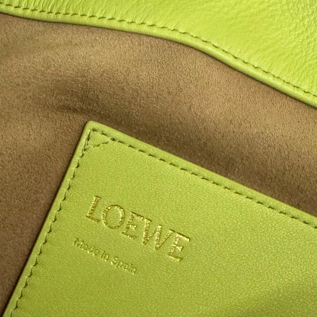 Loewe Flamenco Purse Bucket 32 Lime Lambskin Ghw mysite